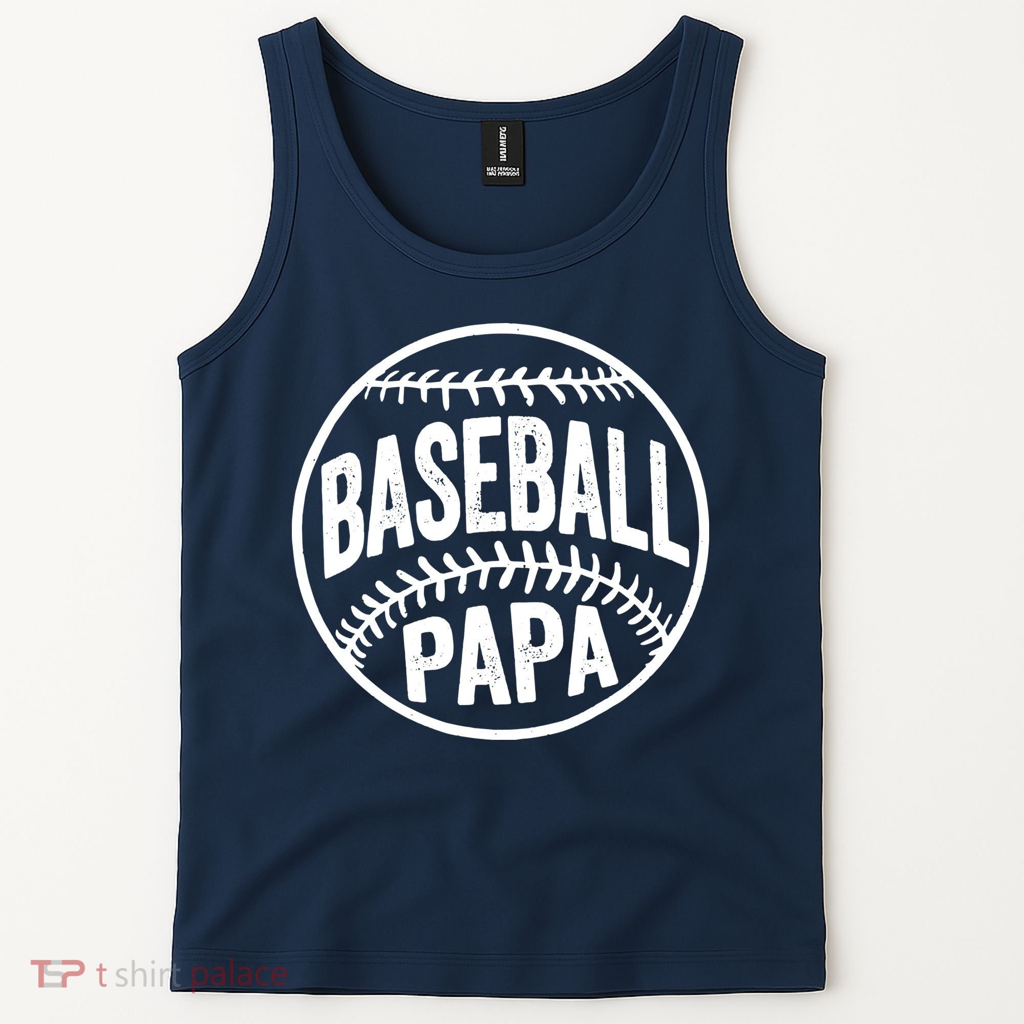Baseball Papa Tank Top