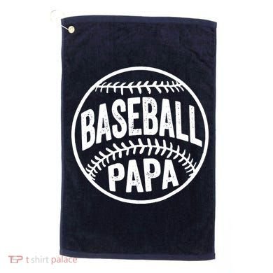 Baseball Papa Golf Towel
