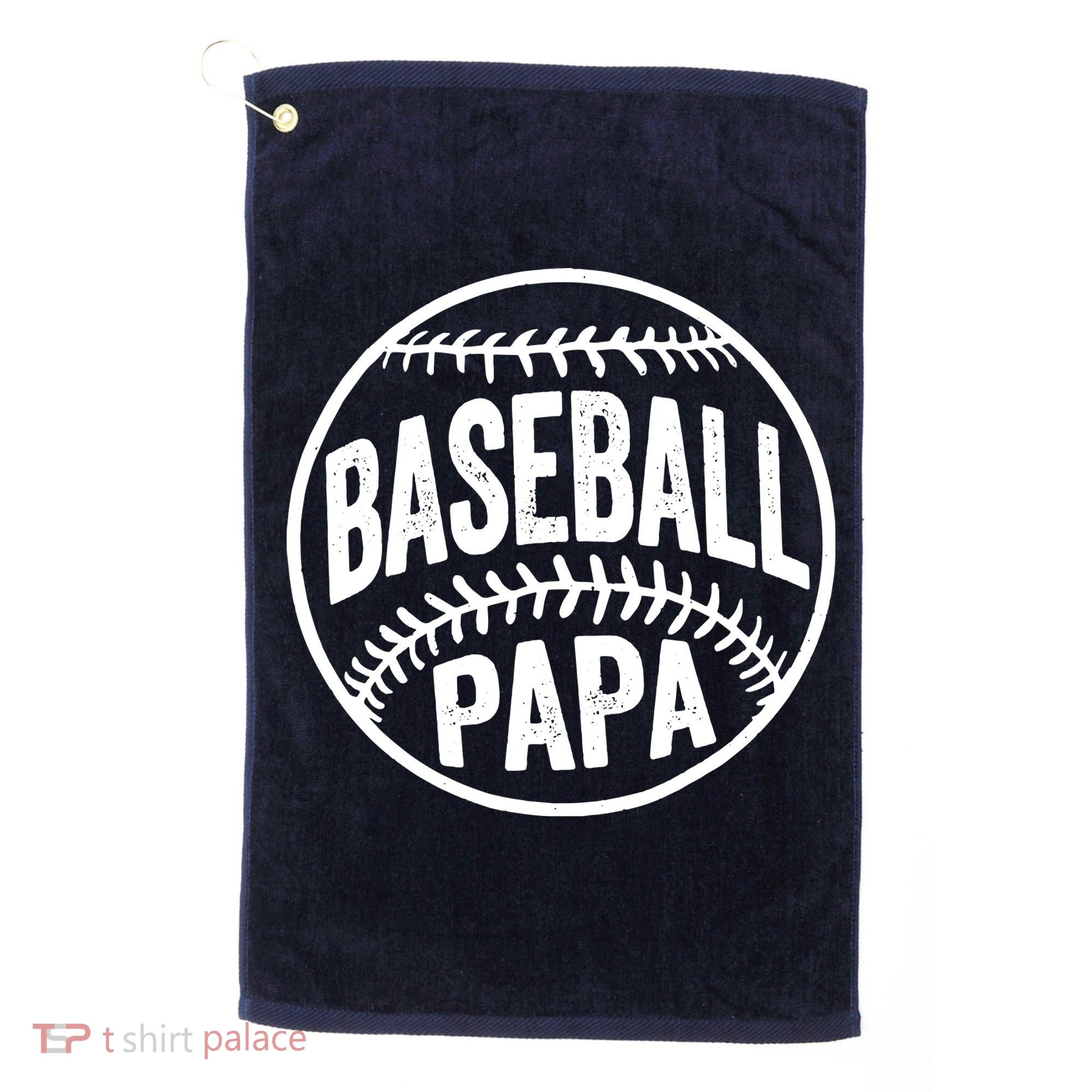 Baseball Papa Golf Towel