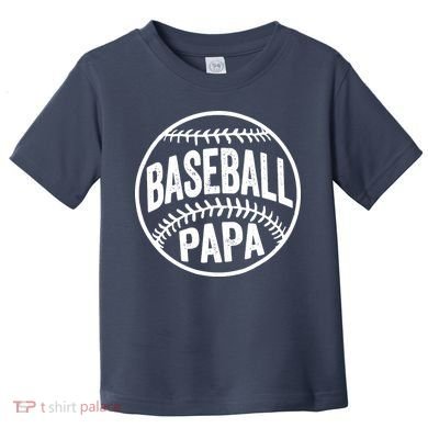 Baseball Papa Toddler T-Shirt