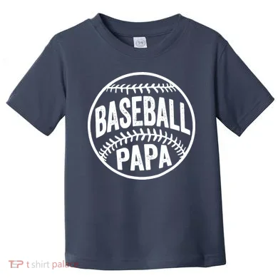 Baseball Papa Toddler T-Shirt