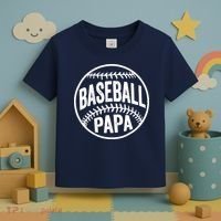 Baseball Papa Toddler T-Shirt thumb 3