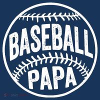 Baseball Papa Kids Long Sleeve Shirt thumb 2