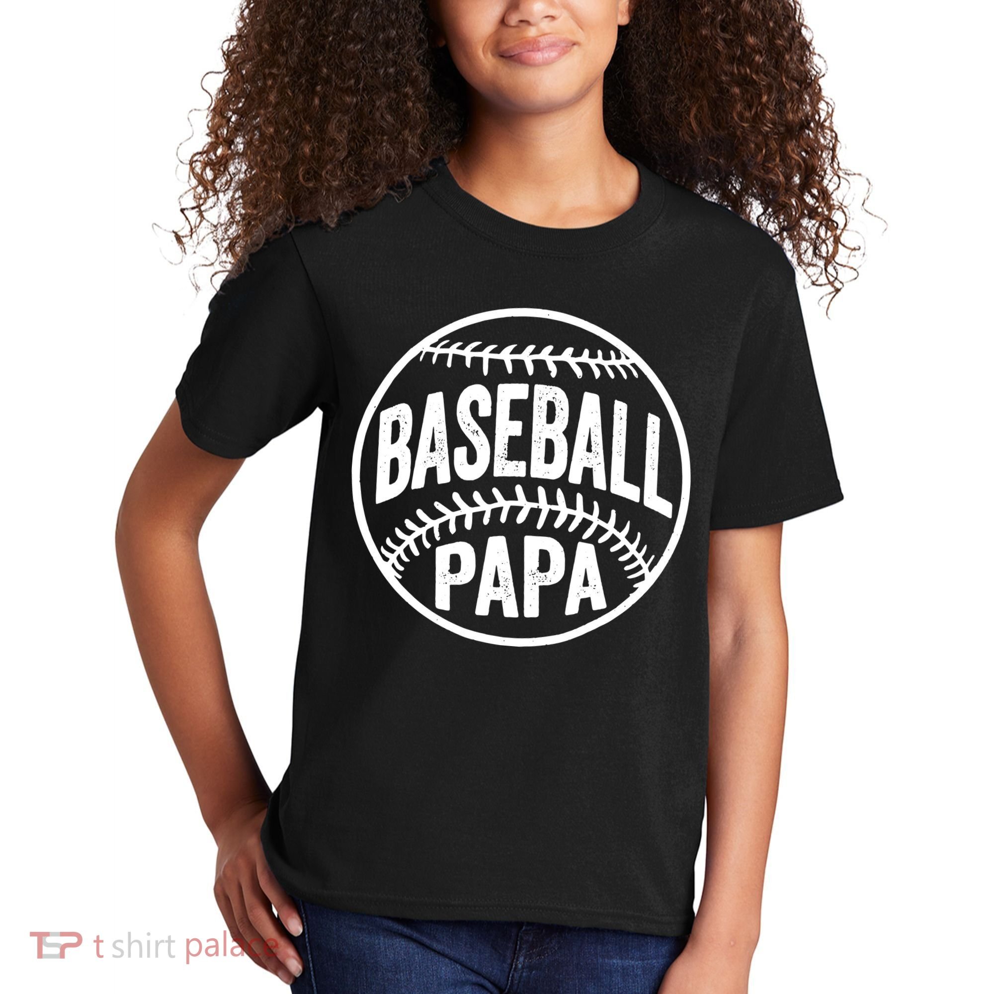 Baseball Papa Kids T-Shirt