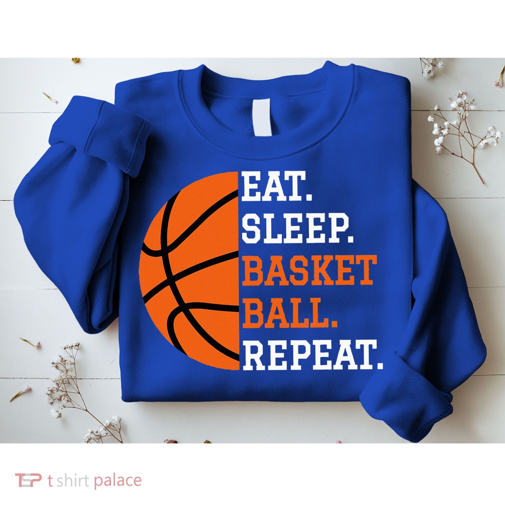 Basketball Player Boy Eat Sleep Basketball Repeat Sweatshirt