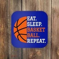 Basketball Player Boy Eat Sleep Basketball Repeat Coaster thumb 0