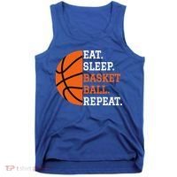 Basketball Player Boy Eat Sleep Basketball Repeat Tank Top thumb 0