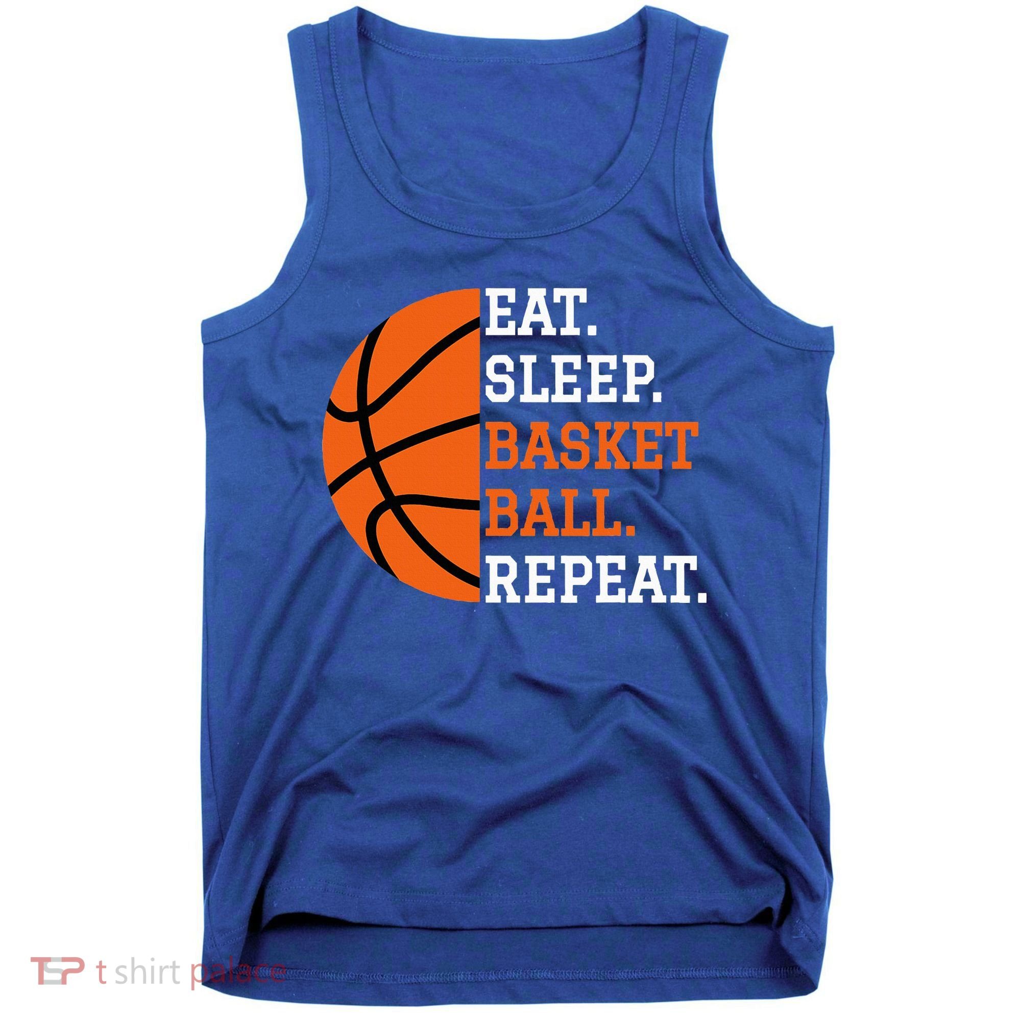 Basketball Player Boy Eat Sleep Basketball Repeat Tank Top