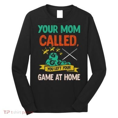 Billiard Player Billard 8 Ball Pool Long Sleeve Shirt