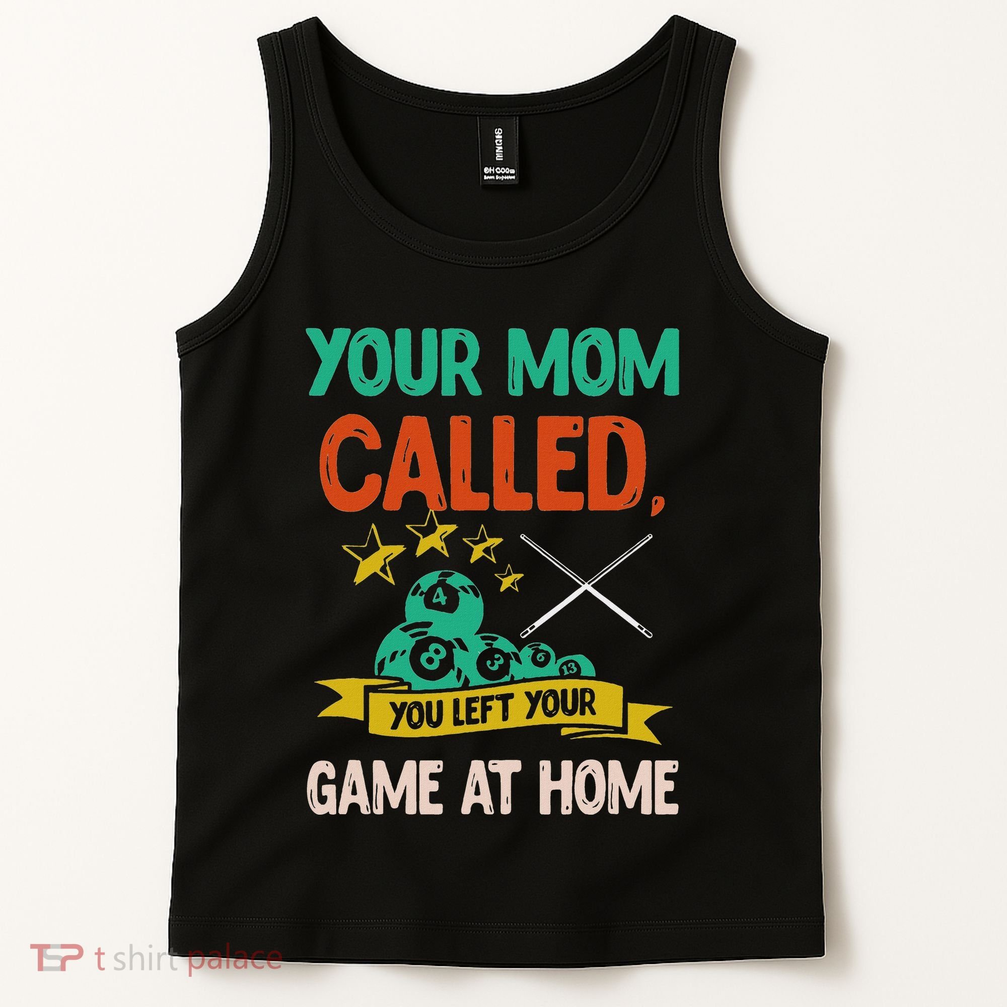 Billiard Player Billard 8 Ball Pool Tank Top