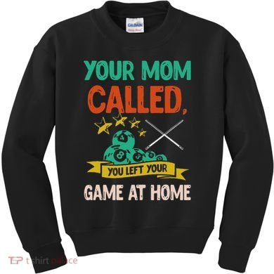 Billiard Player Billard 8 Ball Pool Kids Sweatshirt