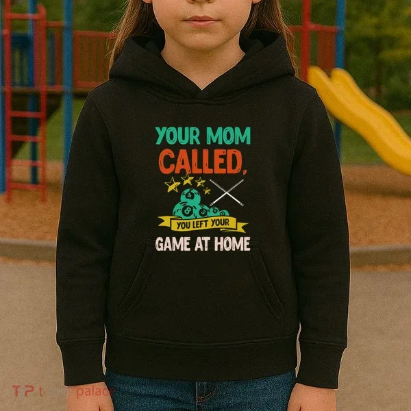Billiard Player Billard 8 Ball Pool Kids Hoodie