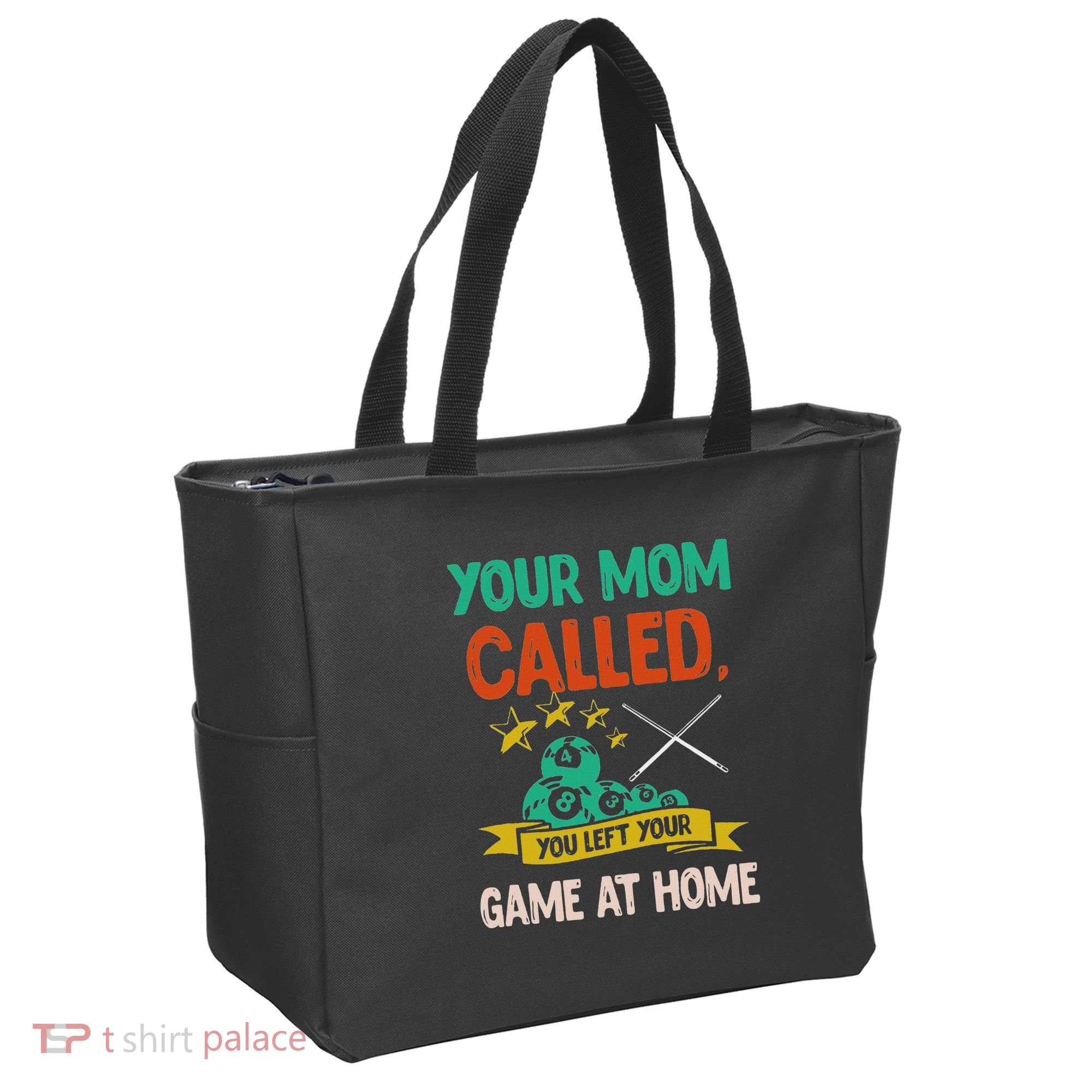 Billiard Player Billard 8 Ball Pool Tote Bag