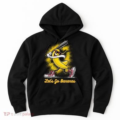 Banana Playing Baseball Fruit Love Hoodie