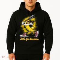 Banana Playing Baseball Fruit Love Hoodie thumb 2