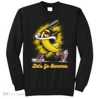 Banana Playing Baseball Fruit Love Sweatshirt thumb 0