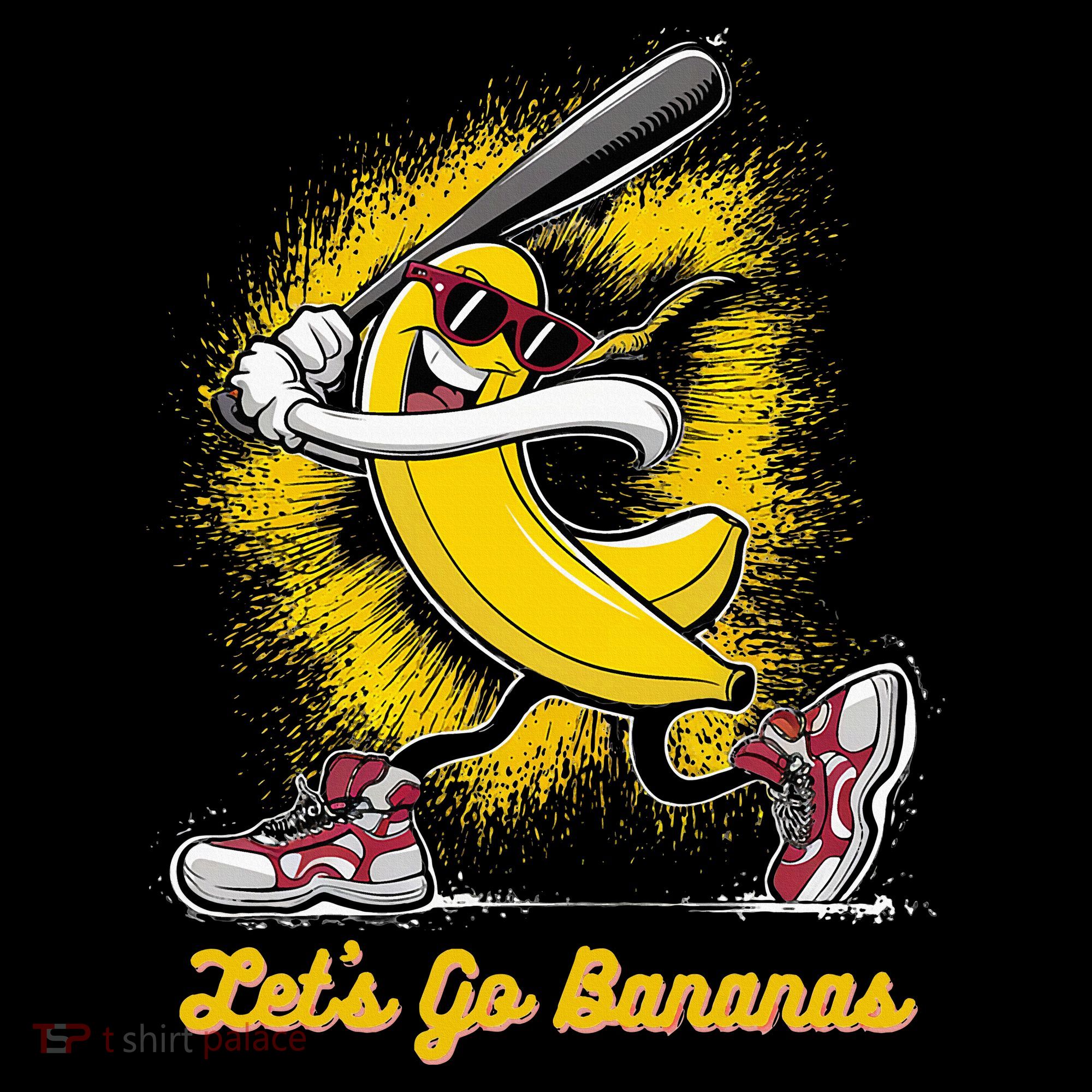 Banana Playing Baseball Fruit Love Sweatshirt