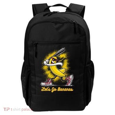 Banana Playing Baseball Fruit Love Backpack
