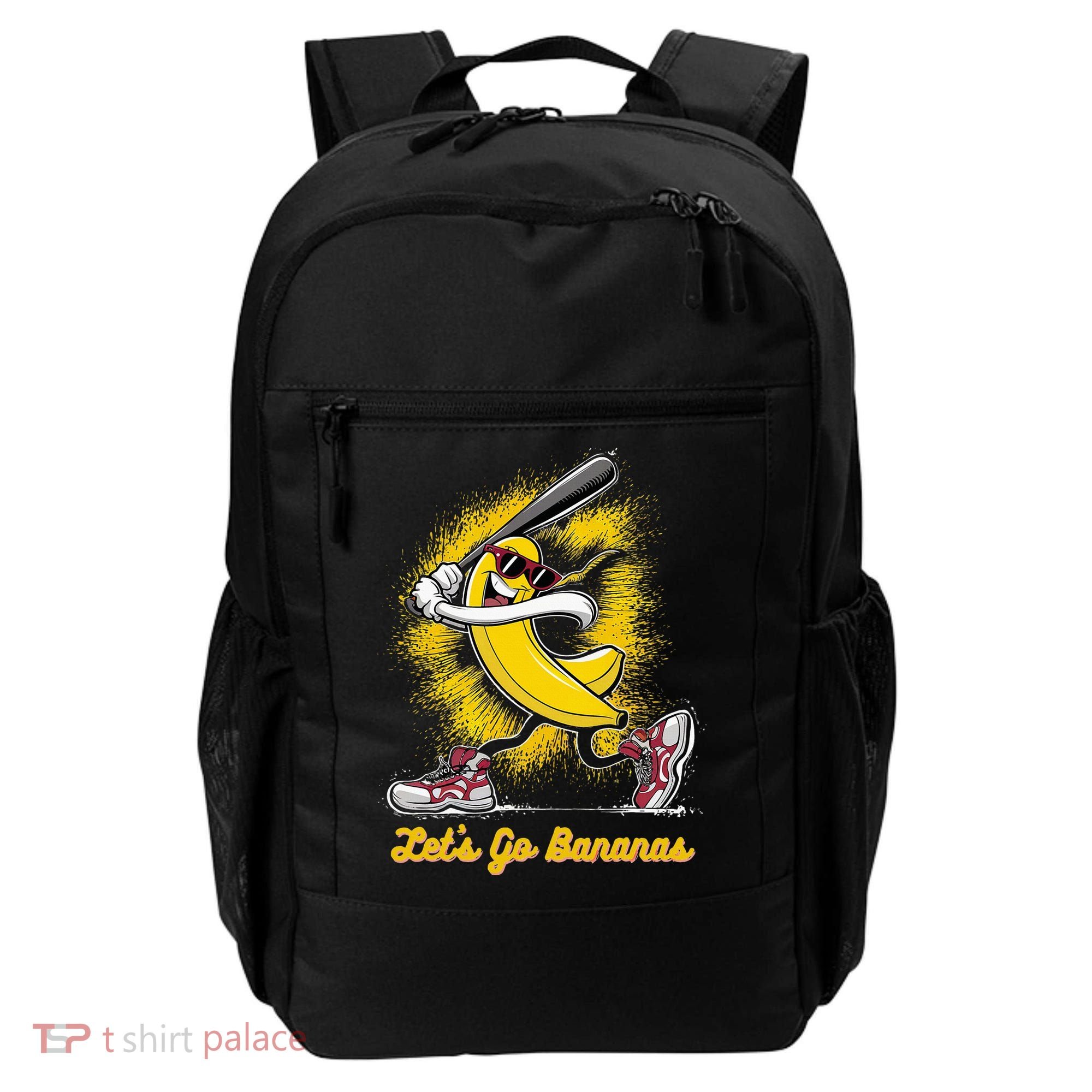 Banana Playing Baseball Fruit Love Backpack
