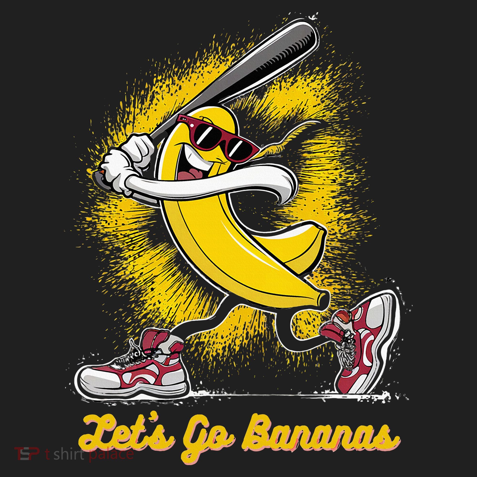 Banana Playing Baseball Fruit Love Beanie