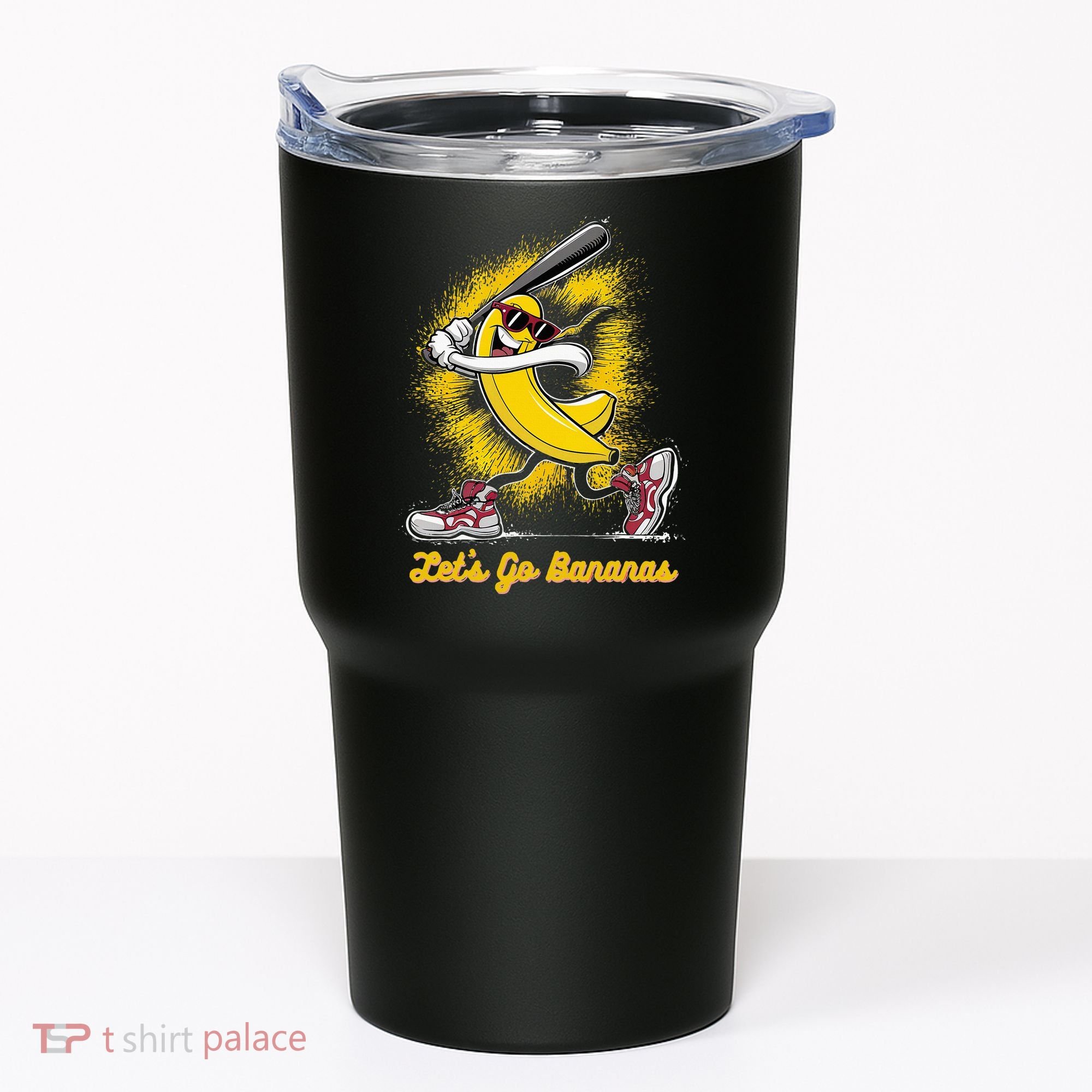 Banana Playing Baseball Fruit Love Tumbler