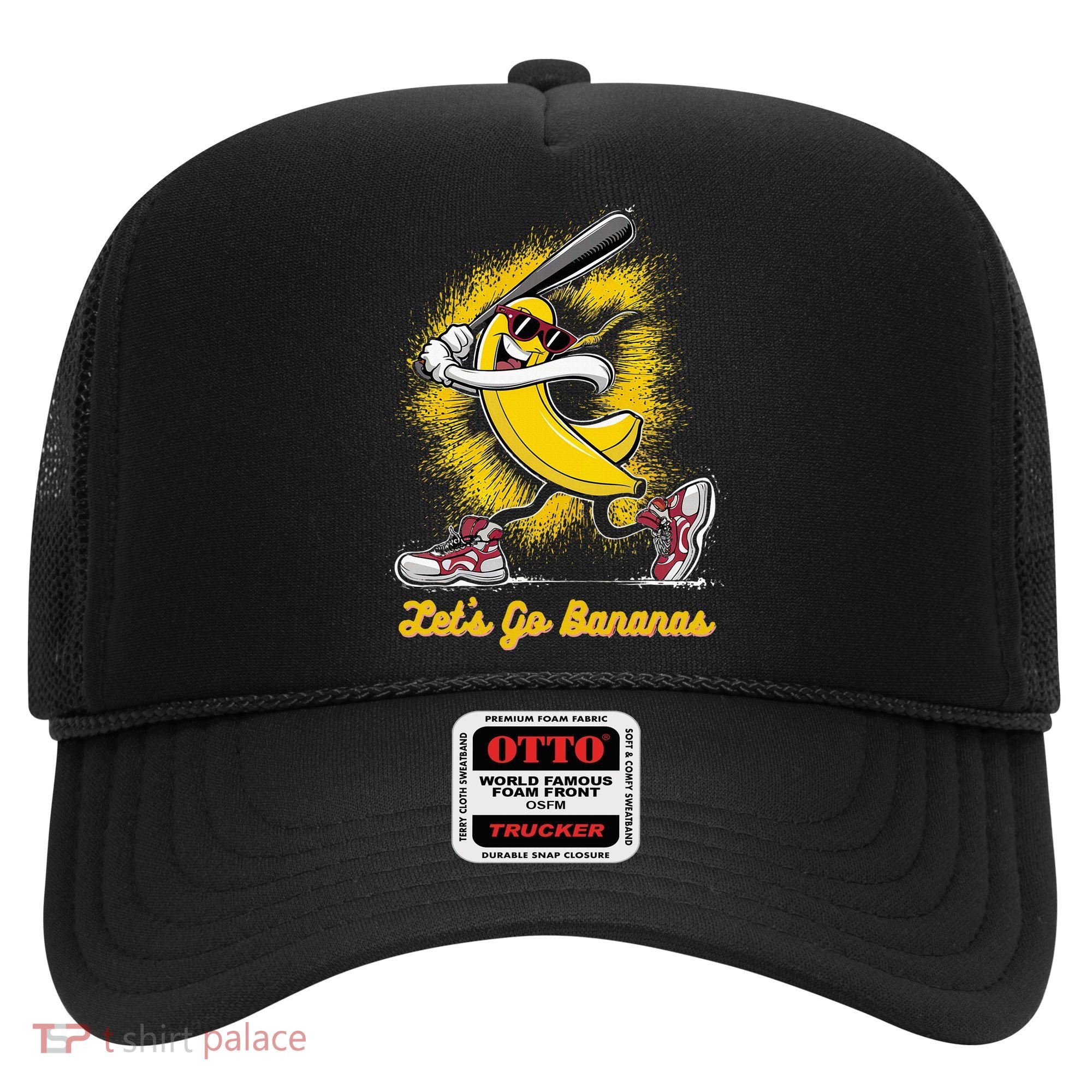 Banana Playing Baseball Fruit Love Hat