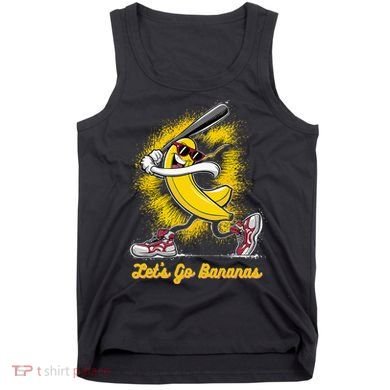 Banana Playing Baseball Fruit Love Tank Top