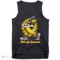 Banana Playing Baseball Fruit Love Tank Top thumb 0