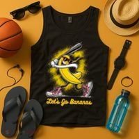 Banana Playing Baseball Fruit Love Tank Top thumb 4