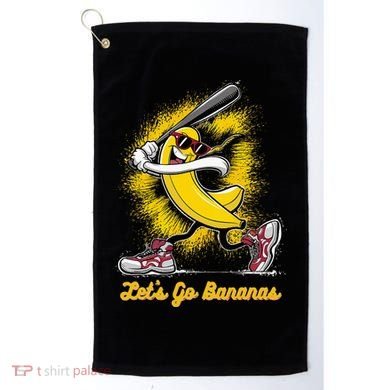Banana Playing Baseball Fruit Love Golf Towel