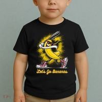 Banana Playing Baseball Fruit Love Toddler T-Shirt thumb 2