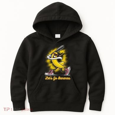 Banana Playing Baseball Fruit Love Kids Hoodie