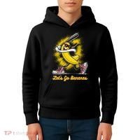 Banana Playing Baseball Fruit Love Kids Hoodie thumb 4