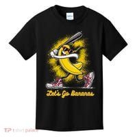Banana Playing Baseball Fruit Love Kids T-Shirt thumb 0