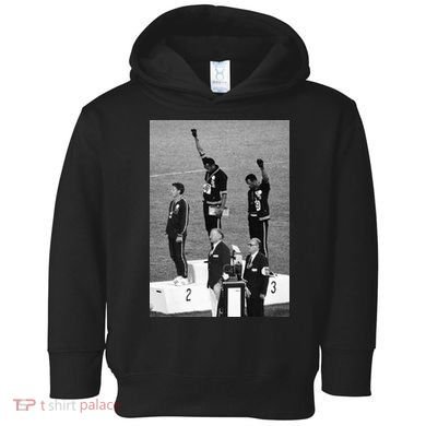 Black Power Black Fist 1968 Olympics Toddler Hoodie