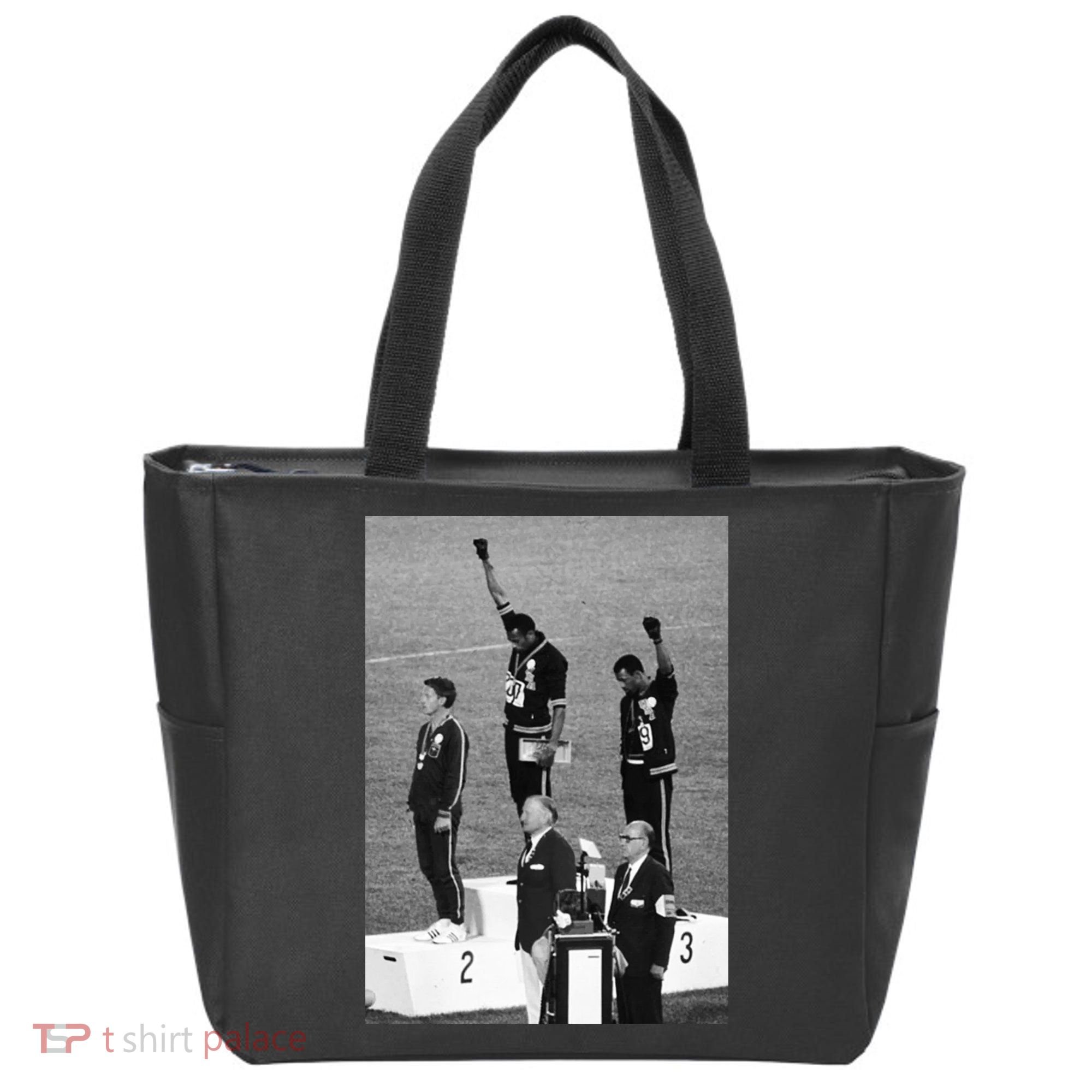 Black Power Black Fist 1968 Olympics Tote Bag