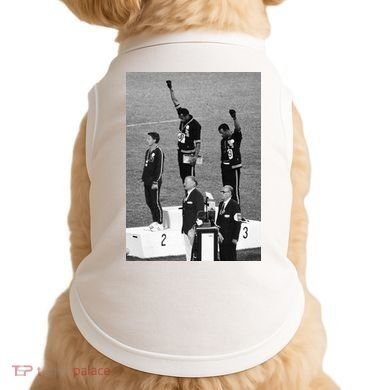 Black Power Black Fist 1968 Olympics Doggie Tank