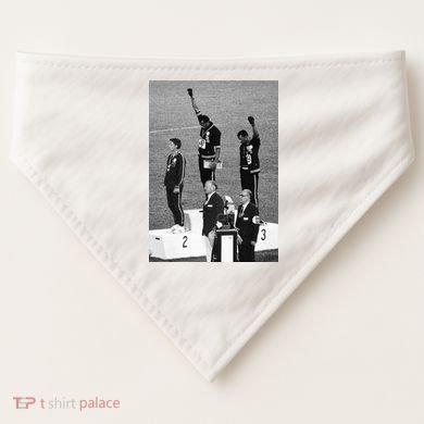 Black Power Black Fist 1968 Olympics USA-Made Doggie Bandana