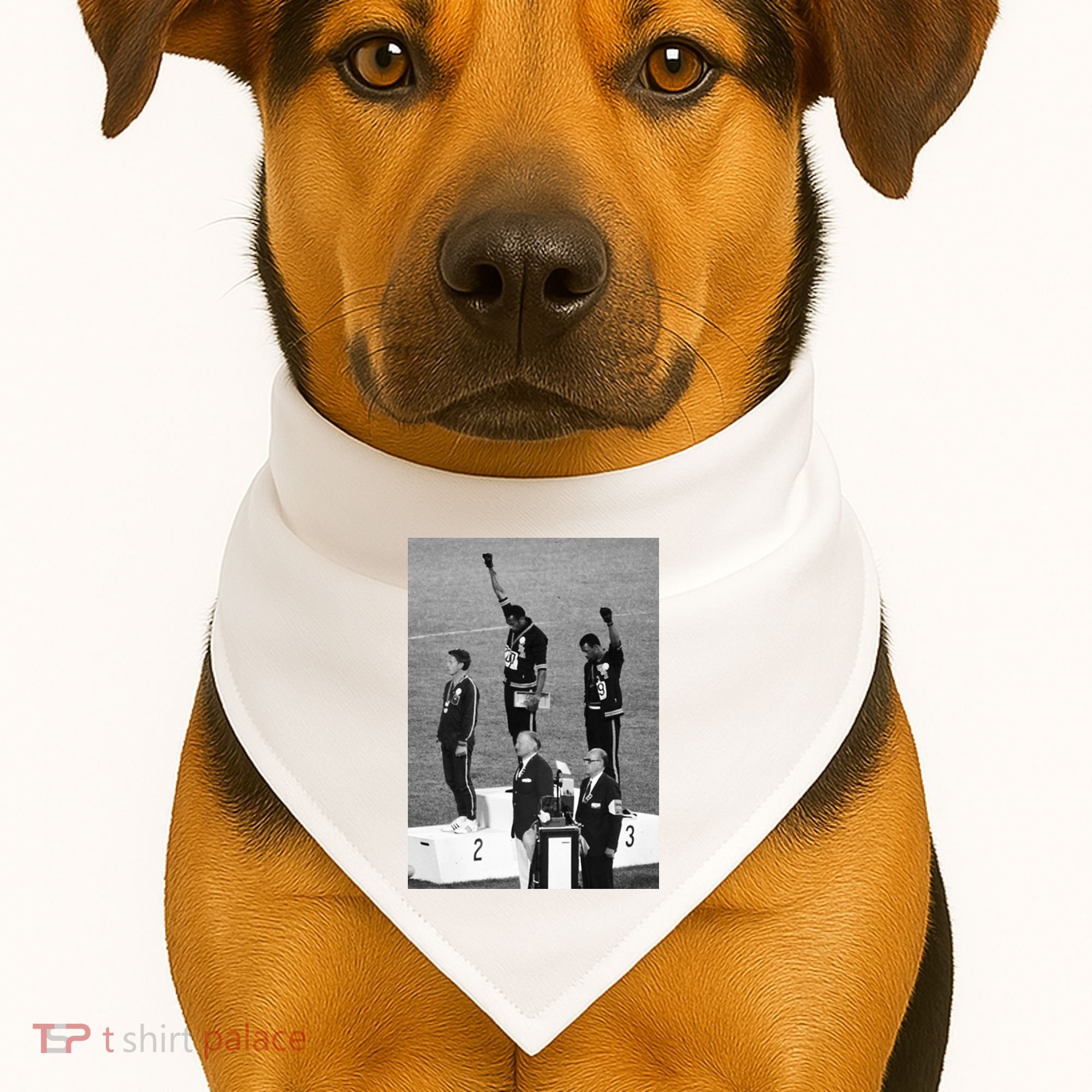 Black Power Black Fist 1968 Olympics USA-Made Doggie Bandana