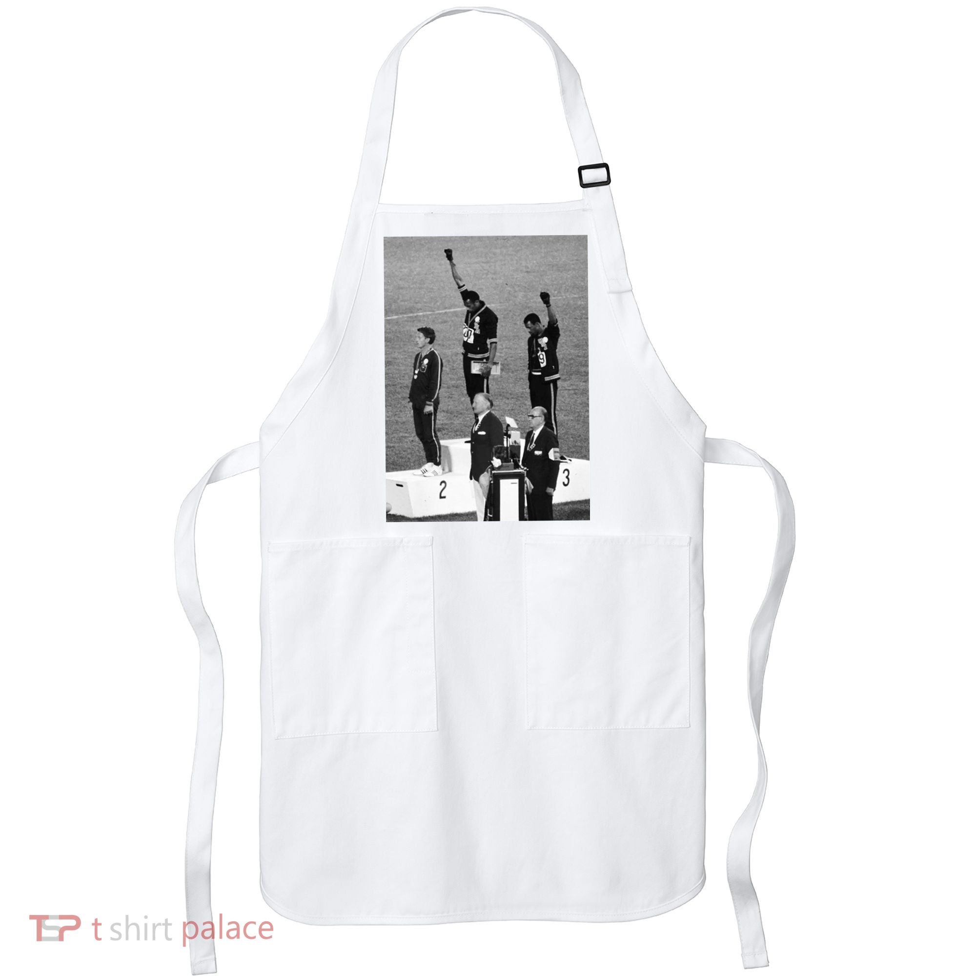 Black Power Black Fist 1968 Olympics Apron