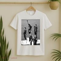 Black Power Black Fist 1968 Olympics T-Shirt thumb 2