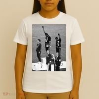 Black Power Black Fist 1968 Olympics T-Shirt thumb 4