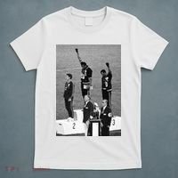 Black Power Black Fist 1968 Olympics T-Shirt thumb 5