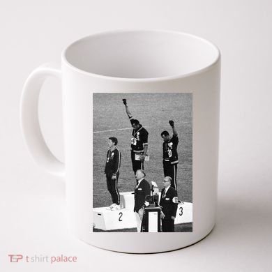 Black Power Black Fist 1968 Olympics Coffee Mug
