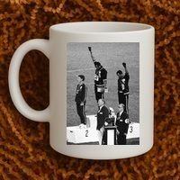 Black Power Black Fist 1968 Olympics Coffee Mug thumb 2