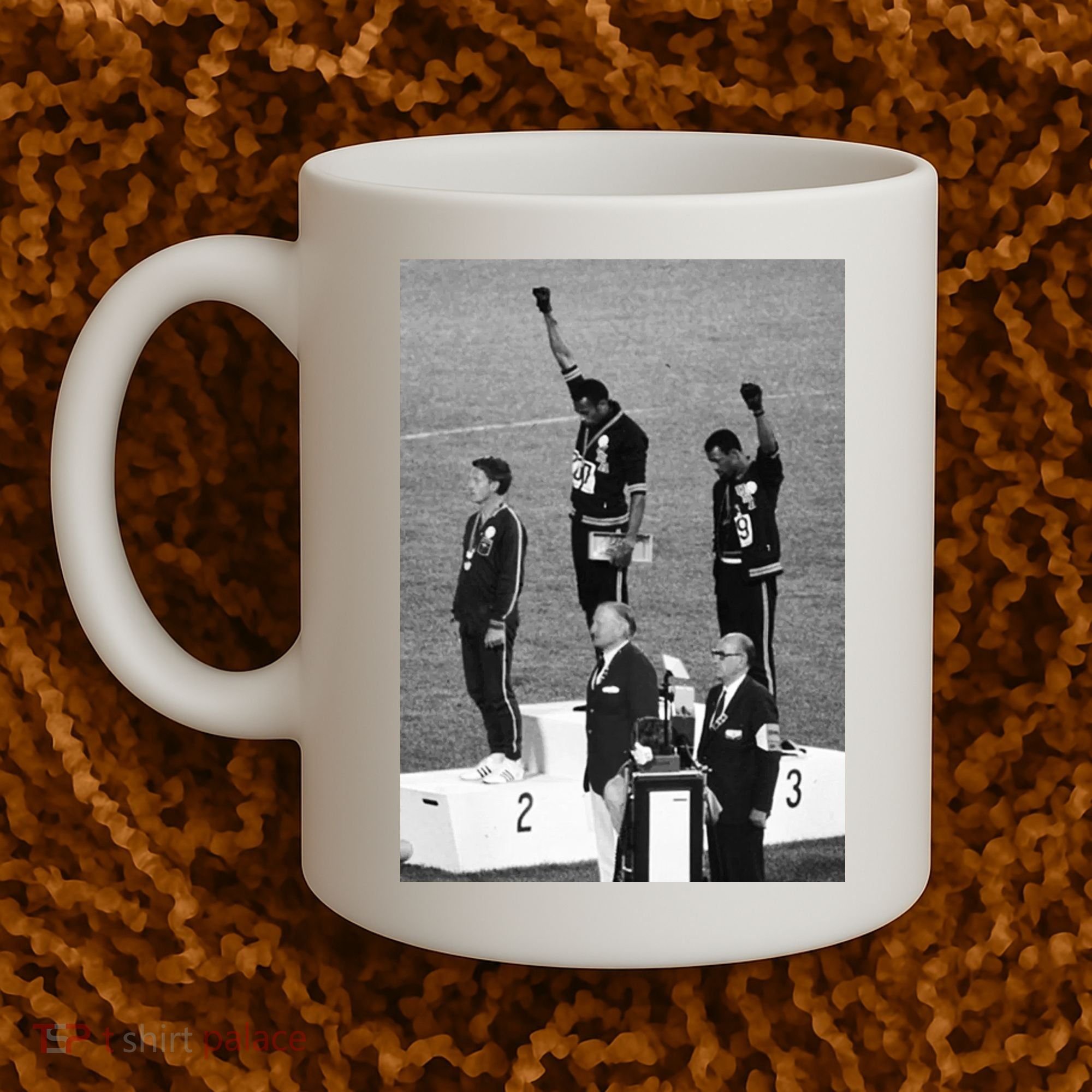 Black Power Black Fist 1968 Olympics Coffee Mug