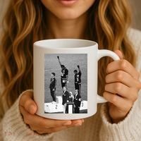 Black Power Black Fist 1968 Olympics Coffee Mug thumb 3