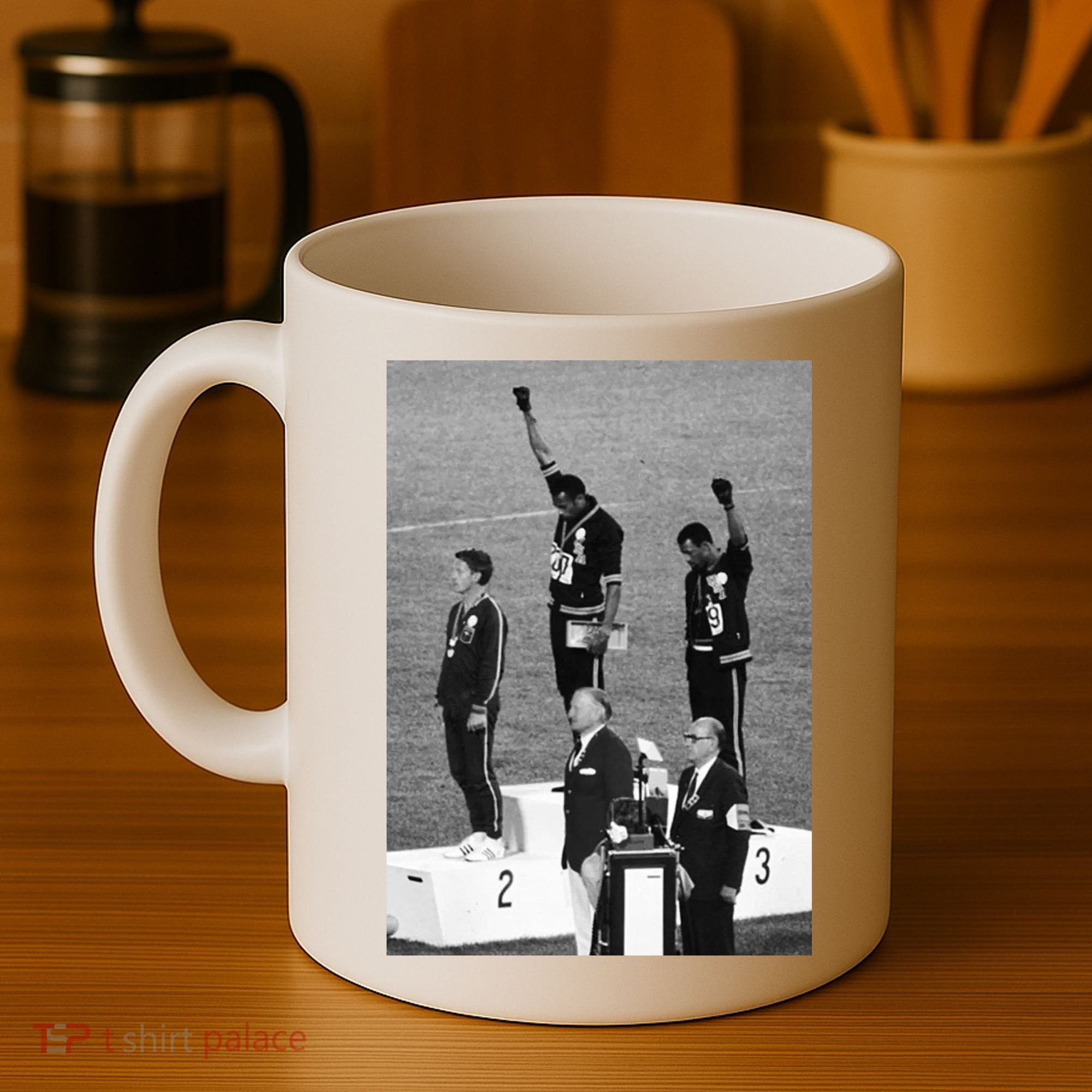 Black Power Black Fist 1968 Olympics Coffee Mug