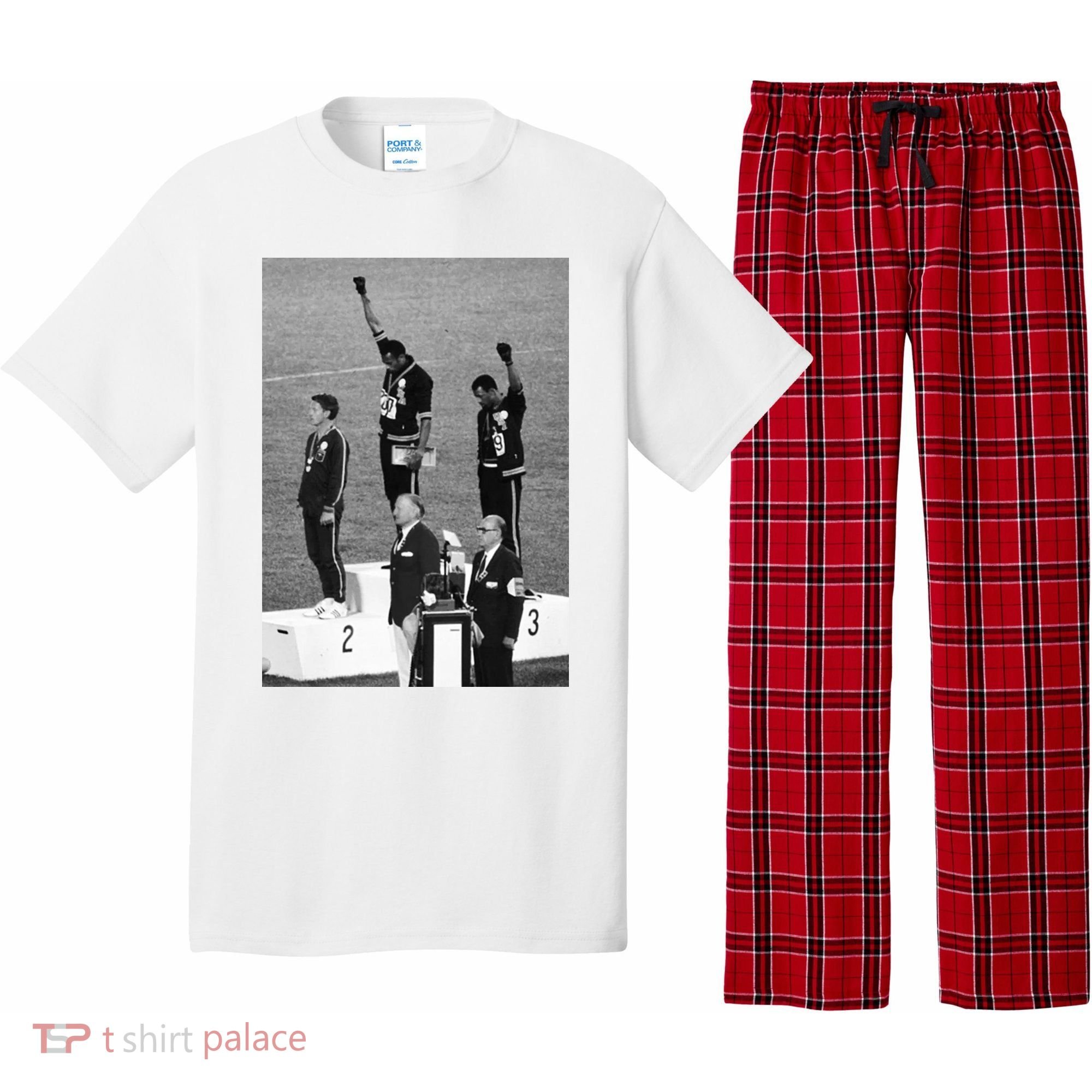 Black Power Black Fist 1968 Olympics Pajama Set