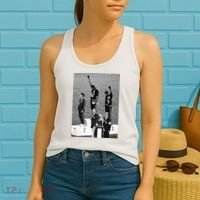 Black Power Black Fist 1968 Olympics Women's Tank Top thumb 2
